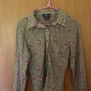 Angie Fitted Floral Blouse